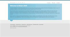Desktop Screenshot of driversseat.net